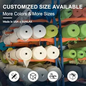 SUNLAX 16' x 20' UV Block Sun Shade Sail for Outdoors