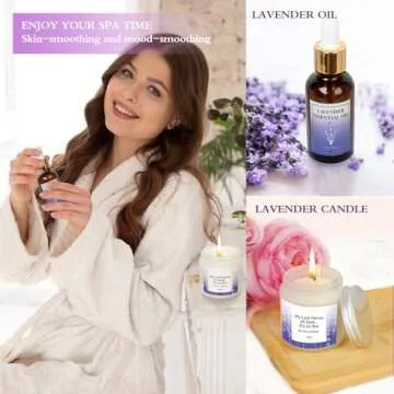 Lavender Spa Gifts Set for Relaxation and Self-Care