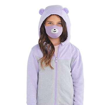 Cubcoats Kids Face Mask 4-Pack, Breathable & Comfortable Masks for Kids, Great for Halloween and School Supplies, Boys and Girls Face Masks