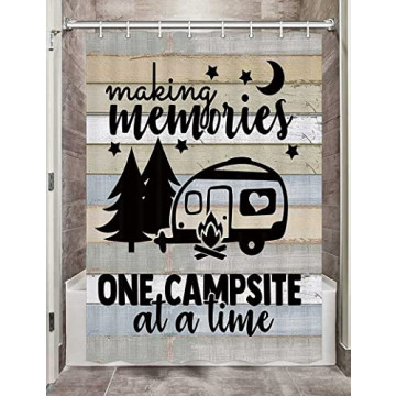 JAWO Camper RV Shower Curtain – Eco-Friendly and Stylish for Trailers