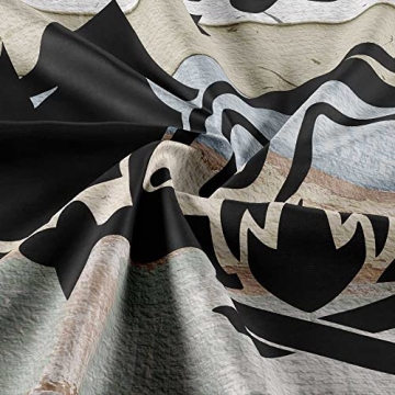 Stylish JAWO Camper RV Shower Curtain for Bathrooms