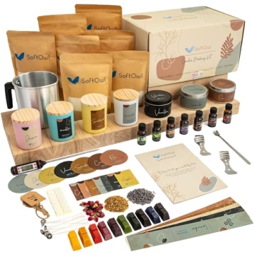 SoftOwl Premium Soy Candle Making Kit - Perfect for DIY Lovers