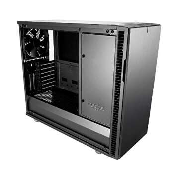 Fractal Design Define R6 USB-C - Mid Tower Computer Case - ATX - Optimized for High Airflow and Silent Computing with ModuVent Technology - Modular Interior - Water-Cooling Ready - Gunmetal