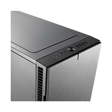 Fractal Design Define R6 USB-C - Mid Tower Computer Case - ATX - Optimized for High Airflow and Silent Computing with ModuVent Technology - Modular Interior - Water-Cooling Ready - Gunmetal