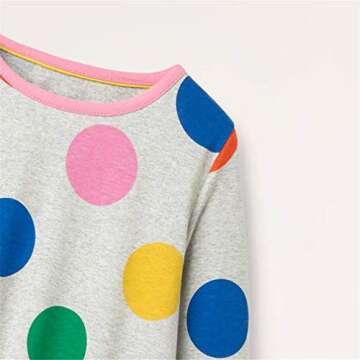 Vibrant Long Sleeve Dress for Girls - Perfect for Play & Holidays!