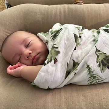 LifeTree Muslin Swaddle Blankets for Babies - 47" Soft Design