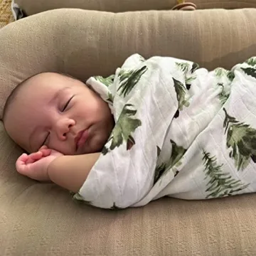 LifeTree Muslin Swaddle Blankets for Babies - 47" Soft Design