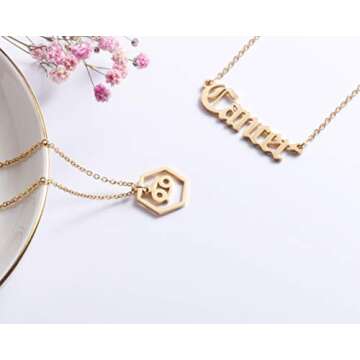 Elegant 18K Gold Zodiac Necklace for Women