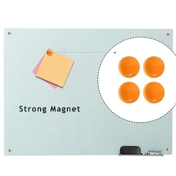 Magnetic Glass Dry Erase Board for Home Office & School