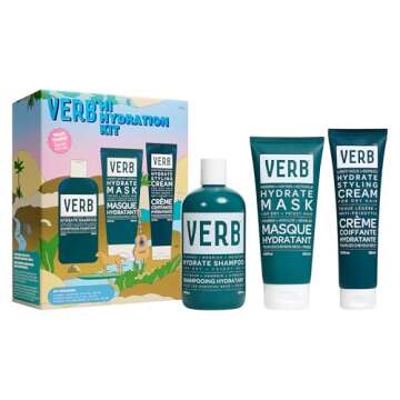 Verb® Hi Hydration Kit: Luxurious Hydration for Dry, Frizzy Hair, 3pc