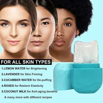 Facial Ice Roller for Glowing Skin & Pore Tightening