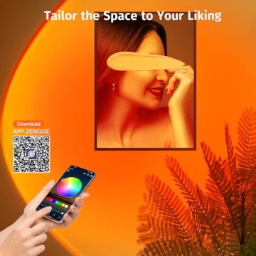 Neroupe Sunset Lamp Projector with Unique Lighting Control