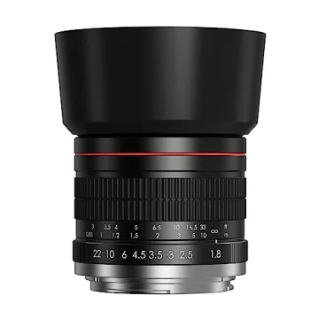 EF 85mm F1.8 Portrait Lens - Medium Telephoto Manual Focus SLR Cameras Lens for Canon EOS Rebel T Se...