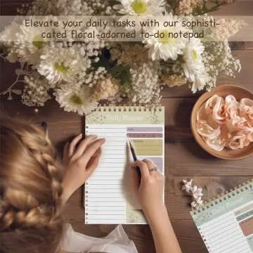 Slapaflife Daily To Do List Notepad Set of 6 Elegant Planners