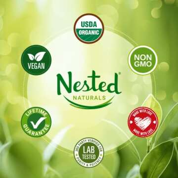 Nested Naturals Vegan D3+K2 for Health and Immunity