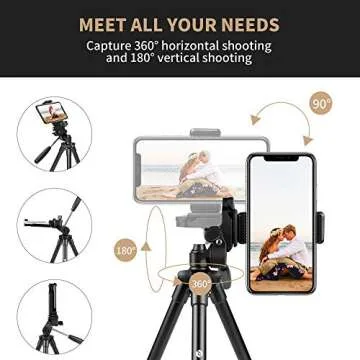 Fotopro Lightweight Phone Tripod for Vlogging and Travel