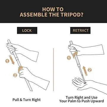 Fotopro Lightweight Phone Tripod for Vlogging and Travel