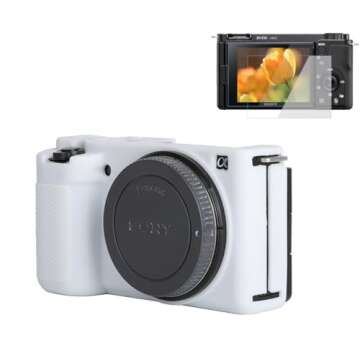 Pocoukate Camera Case for Sony ZV-E10 / ZV-E10L, Vlog Style Alpha ZV-E10 ZV-E10L Digital Camera Anti...