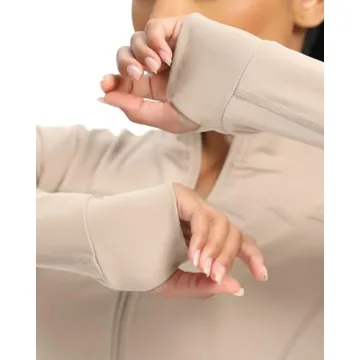 Lightweight Zip Up Workout Jacket for Women