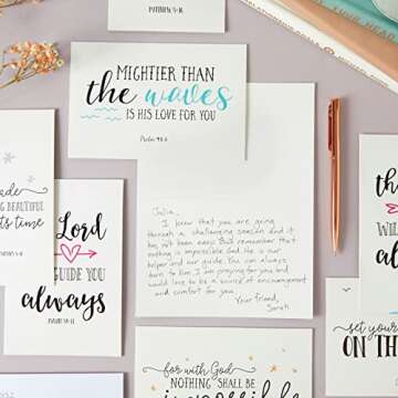 Christian 48 Pack Greeting Cards for Inspirational Notes