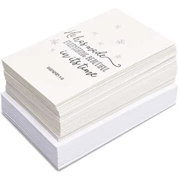 Christian 48 Pack Greeting Cards for Inspirational Notes