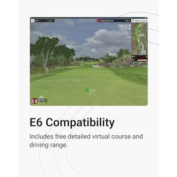 Voice Caddie SC4 Golf Launch Monitor & Smart Golf Simulator for Home | Portable Golf Swing Analyzer & Golf Tracker with Bluetooth
