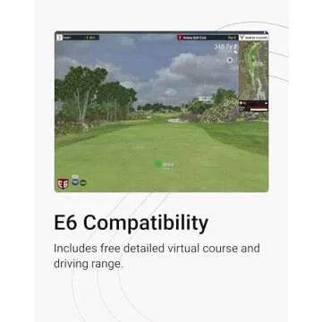 Voice Caddie SC4 Golf Launch Monitor & Smart Golf Simulator for Home | Portable Golf Swing Analyzer & Golf Tracker with Bluetooth