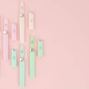 Malva Belle Best Crystal Glass Nail File for Women - Nail File & Travel Case - Nail File Set - Heavy Duty Nail File for Natural Nails, Gel - Professional Nail Shaper - Nail Essentials - Pink 2mm