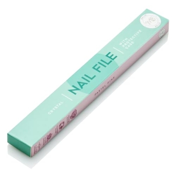 Malva Belle Best Crystal Glass Nail File for Women - Nail File & Travel Case - Nail File Set - Heavy Duty Nail File for Natural Nails, Gel - Professional Nail Shaper - Nail Essentials - Pink 2mm