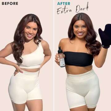 Self Tanner Tanning Mousse Kit - USA Made with Natural & Organic Ingredients, Self Tanner Mousse and...