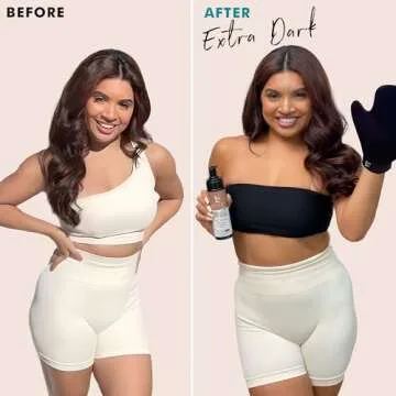 Self Tanner Tanning Mousse Kit - USA Made with Natural & Organic Ingredients, Self Tanner Mousse and...