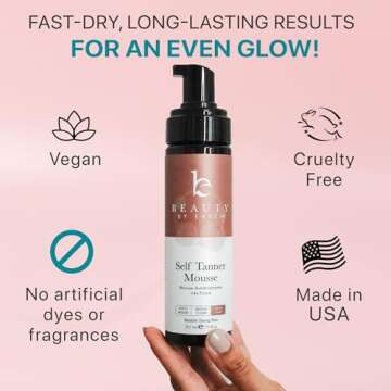 Ultra Dark Self Tanner Mousse Kit - Organic & Easy Application