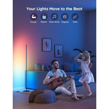 Govee RGBIC Floor Lamp with Alexa & Music Sync