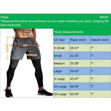 NELEUS Men's 7" Workout Running Shorts with Pockets,6056,3 Pack,Black/Grey/White,L,EU XL