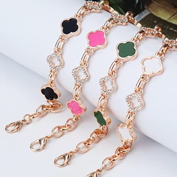 Elegant Riuziyi Lucky Clover Bracelet for Women