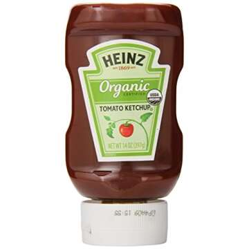 Heinz Organic Tomato Ketchup (14 oz Bottles, Pack of 6)