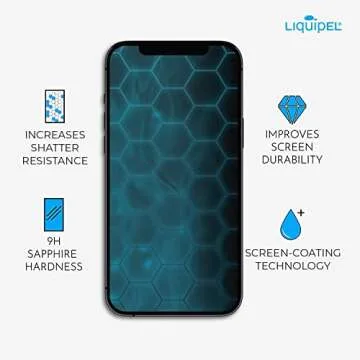 Liquid Screen Protector for all Smartphones and Tablets Liquid Glass 9H Hardness Universal fit with a"You Break It, We Fix It" $150 Protection Plan by Liquipel