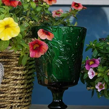 Jomop Green Glass Goblets Set - Elegant & Practical