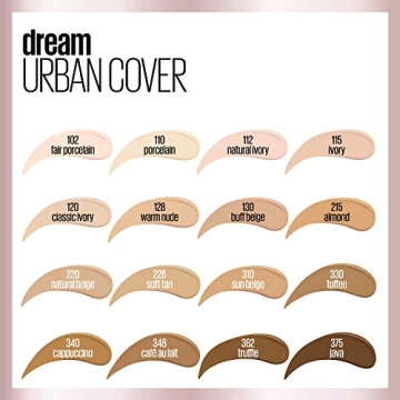 Maybelline Dream Urban Cover Foundation SPF 50 for All Skin Types