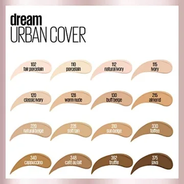 Maybelline Dream Urban Cover Foundation SPF 50 for All Skin Types