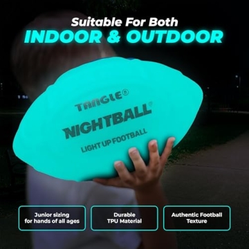 Nightball Light Up Football for Outdoor Night Play