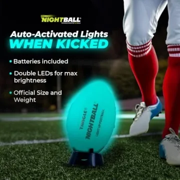Nightball Light Up Football for Outdoor Night Play