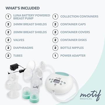 Motif Medical Luna Double Electric Breast Pump for Moms
