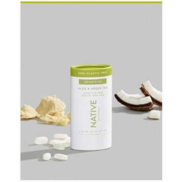 Native Aloe & Green Tea Plastic free Sensitive Deodorant 2.65 oz