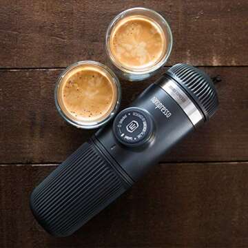 WACACO Nanopresso Barista Kit for Double Espresso & Lungo