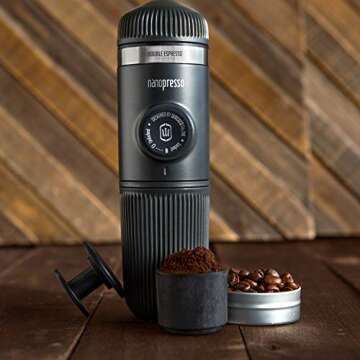 WACACO Nanopresso Barista Kit for Double Espresso & Lungo
