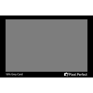 Pixel Perfect Camera Colour Correction Card – 4x6 for Photo and Video - Reference Tool Grey Card T...