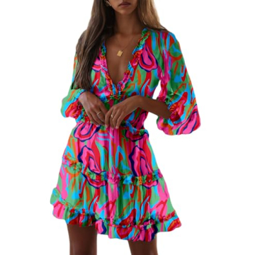 Stylish Backless Sundress for Summer Fun