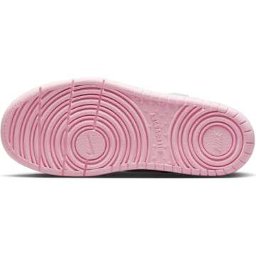 NIKE Court Borough Low Recraft Boys DV5457-105 (White/Pink Foam), Size 12