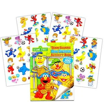 Sesame Street Finger Paint Set for Kids - 4 Washable Colors